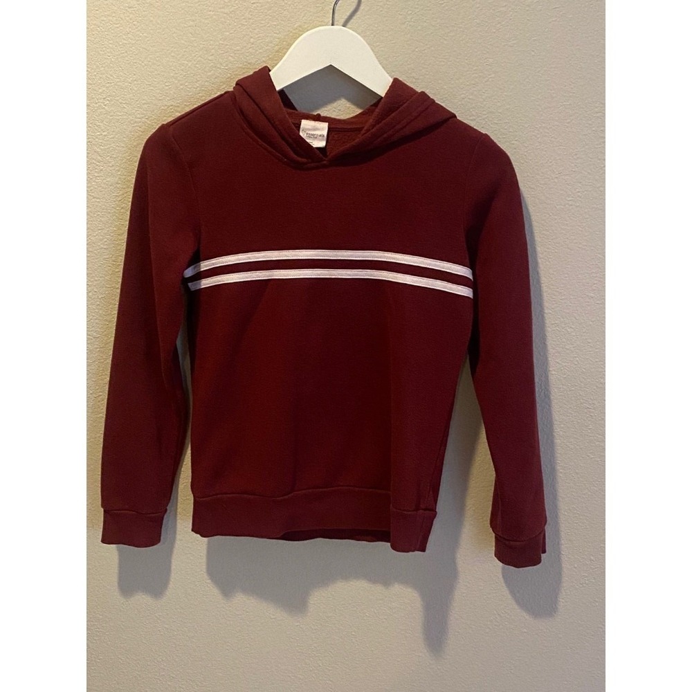 Tillys Hoodie Retro girls size large fits like an 8 Maroon